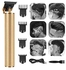 Electric Hair Clippers Cordless Rechargeable Trimmer Kit Gold/Black