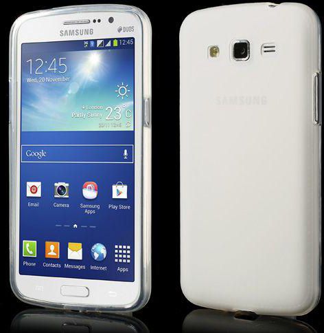 Double-sided Frosted Protective TPU Case for Samsung Galaxy Grand 2 G7100 G7102 - Transparent