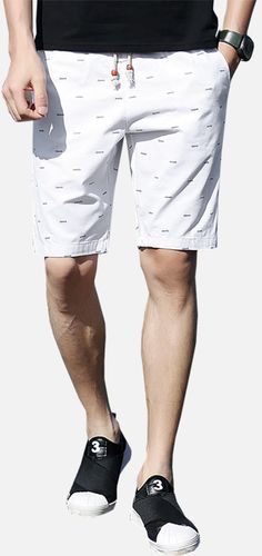 Men's Casual Shorts Leisure Fashion Sports Thin Mid Waist Short Pants