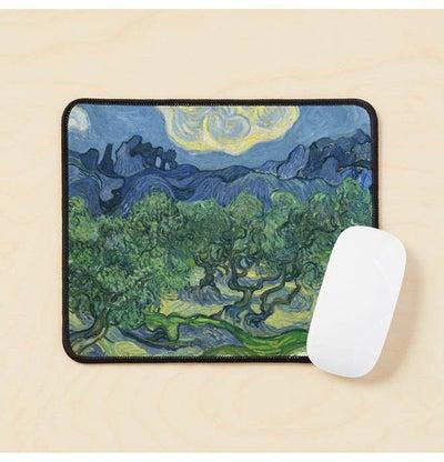 The Olive Trees Mouse Pad Multicolour