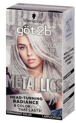 Metallic Permanent Hair Color M71 Metallic Silver