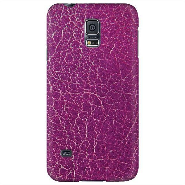 Stylizedd  Samsung Galaxy S5 Premium Slim Snap case cover Matte Finish - Purple Leather
