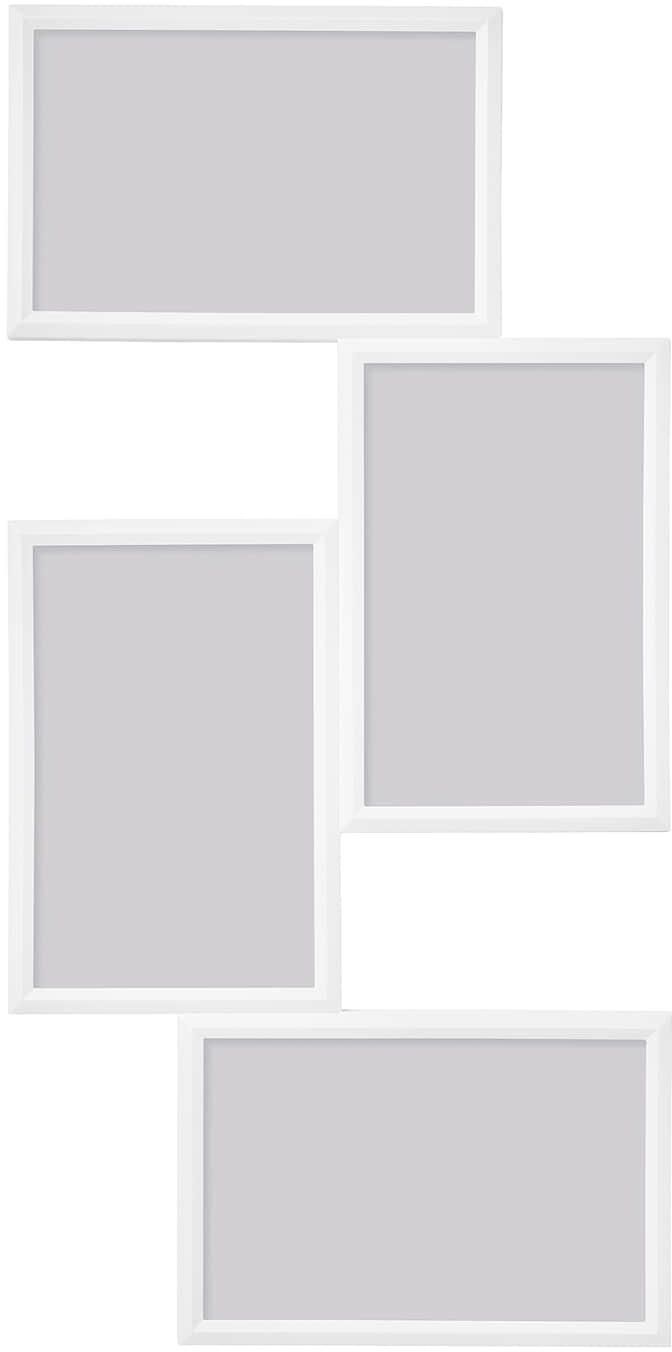 YLLEVAD Collage frame for 4 photos - white 21x41 cm