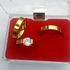 Gold Plated Couples Wedding Rings