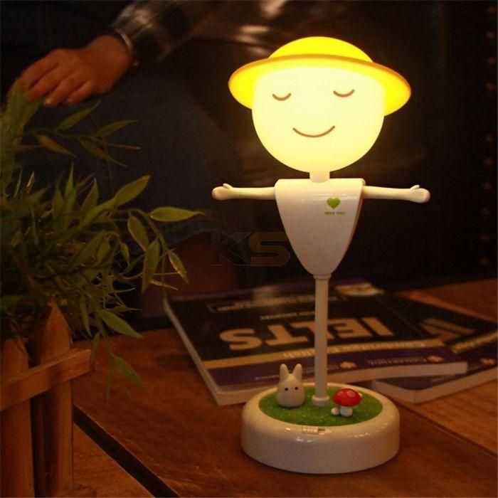 Cute Scarecrow Led Small Sensor Kids Baby Children Night Light Lamp Home Christmas Decor' Light