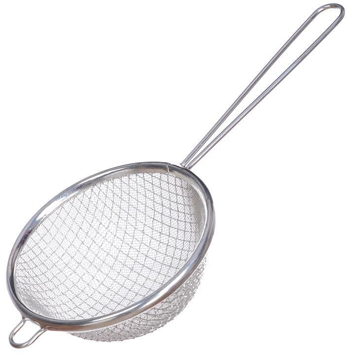 Get Rocky Stainless Steel Strainer, Size 10 - Silver with best offers | Raneen.com