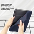 For Ipad10.2 Inch 2021/2020 With Pencil Holder 5-In-1 Multiple Viewing Angles Tpu Back Auto Wake/Sleep Blue