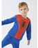 LC Waikiki Crew Neck Long Sleeve Spiderman Printed Baby Boy Sweatshirt And Sweatpants 2-Pack Set