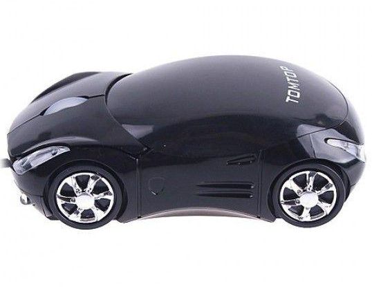 Black Mini Wired 3D Optical USB Car Shape Mouse [C1085 ]