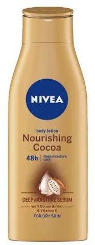 NIVEA Nourishing Cocoa Body Lotion 400ml.Enriched with natural cocoa butter and Vitamin E, the rich creamy formula provides deep & long-lasting moisture while smoothing away dullne