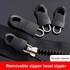 Universal Replacement Zipper Pull Puller Detachable Zipper Head Fixer Sewing Accessories Zipper Repair Kits For Clothes Backpack black