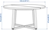 MÖRBYLÅNGA / TOSSBERG Table and 4 chairs - oak veneer brown stained/metal grey 145 cm