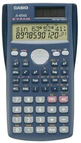 Casio Fx 85ms Scientific Calculator Black - 