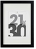 إطار صورة خشبي أتموسفيرا (أسود، 24 × 3.7 × 33.2 سم)