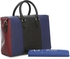 Armani Jeans 922541 CC857 41920 Satchels Bag for Women, Black/Blue/Red
