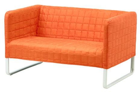 KNOPPARP 2-seat sofa, orange