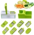 Louis Will Vegetable Cutter Mandoline Slicer, Dicer And Chopper, 10 In 1 Multifunctional Mandoline Food Julienne Slicer, Smart Fruit And Cheese Cutter With Stainless Steel Blades