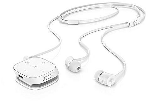 HP HP H5000 Bluetooth Earphones with Inbuilt Mic - White