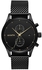 Men's Voyager Black Dial Watch - 28000157-D