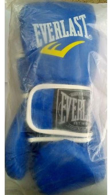 Matsa Adult Leather Boxing Glove (Blue)