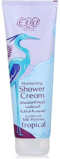 Eva Skin Care Shower Cream Enriched with Milk Proteins ( Tropical ) 250 ml