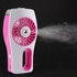 Portable 2-in-1 Function USB Mini Misting Fan with Cooling Humidifier Pink