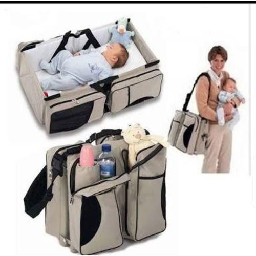 Baby Diaper Bag And Travel Cot - Mother Care