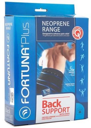 Neoprene Range Back Support With Stay