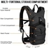 Hydration Pack Tactical Backpack Rucksack with 3L Water Bladder for Hiking Cycling Biking Running Walking and Climbing
