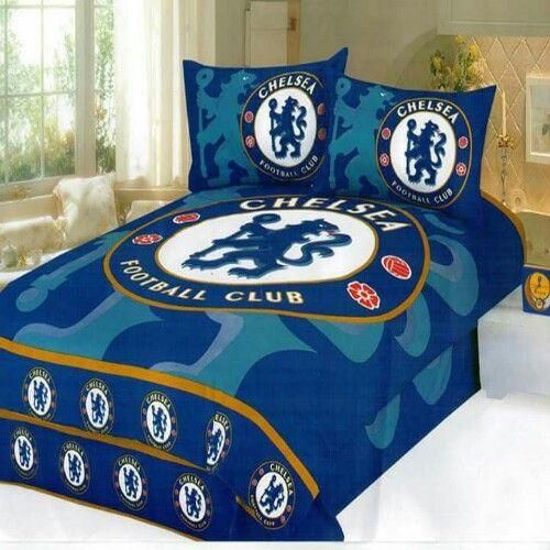 Chelsea Fc Chelsea Bedsheets And Duvet With Four Pillow Case And