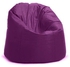 Solid Pattern Relaxing Bean Bag Purple 90x70x90cm