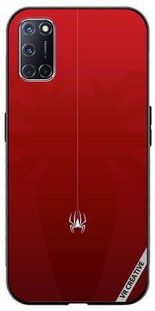 Protective Case Cover For Oppo A52/A72/A92 Spiderman Design Multicolour