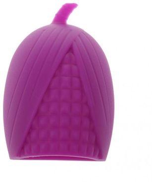 Magideal Silicone Egg Corn Wash Makeup Brush Cleaner Cosmetic Cleaning Dark Purple