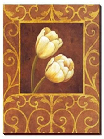 Decorative Wall Painting With Frame Brown/Beige 29x99centimeter