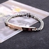 Fashion 2pcs Couple Bracelets Men Bracelets Chain Jewelry His Queen+Her King