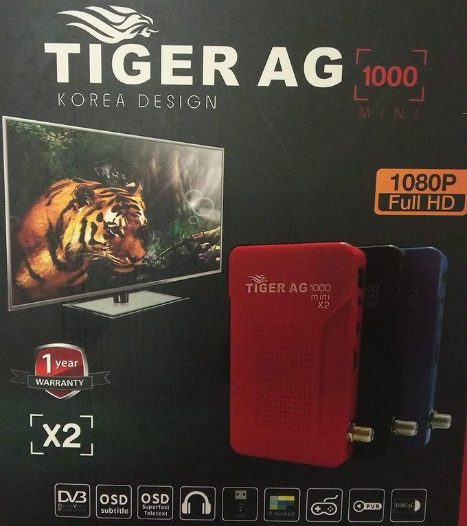 Tiger Digital Satellite HD Reciver Tiger AG-1000 Mini X2 - Black