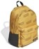 ADIDAS EYY38 Classic Brand Love Graphic Print Backpack- Yellow