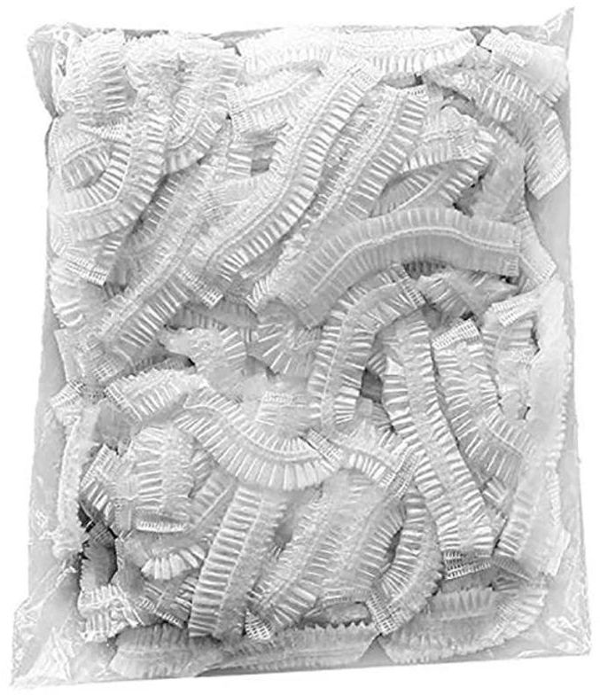 Generic 100-Piece Disposable Shower Cap Clear 8X6X2Inch Clear 8X6X2Cm