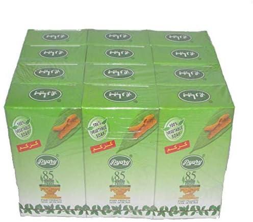 Pyary Soap Turmeric (Box Of 12 Pieces)
