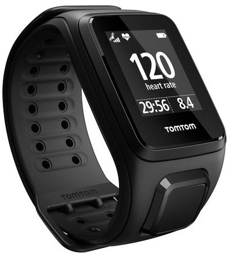 Tomtom Spark GPS Fitness Watch Black Large