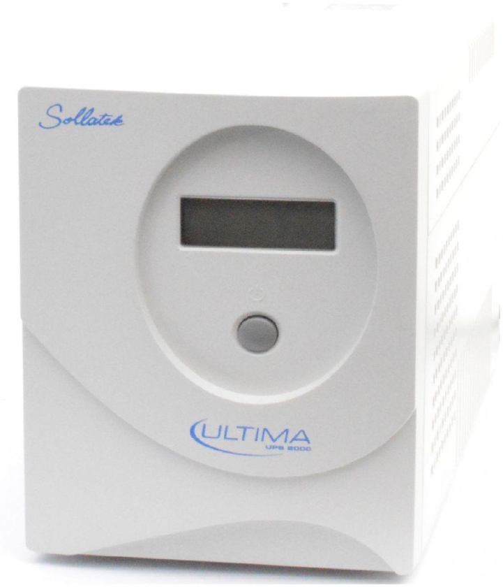 Sollatek Ultima LCD Uninterruptible Power Supply UPS 650VA White