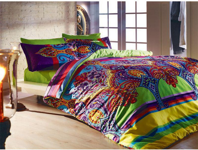 3-Piece Orient Ranforce Quilt Cover Set Multicolour Double
