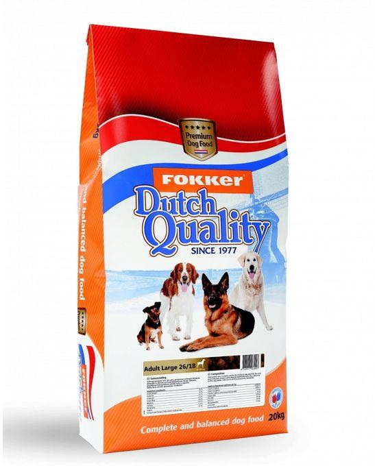 Fokker Fokker Adult L 20 KG (For adult dogs weighing 30 - 80 kg) Protein 26% Fat 18%