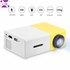 XLIN Mini Projector XLIN YG300 Portable Pico Full Color LED LCD Video Projector Yellow White 12.6*8.6*4.8 cm
