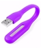 Generic Flexible USB LED Lamp for Laptops - Purple