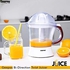 Geepas GCJ5384 25 Watt Citrus Juicer - Quick, Healthy, Nutritious Juices - Effortless Juicer With 2 Cones, Bi-Direction Twist, 1.2 Liter Capacity | 2-Years Warranty