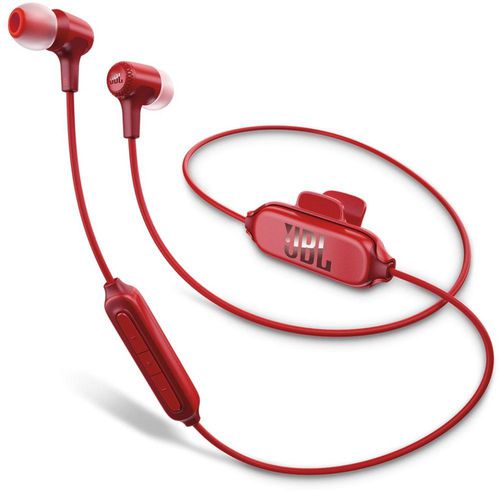 JBL Wireless Bluetooth Headphone with Mic , Red , JBLE25BTRED