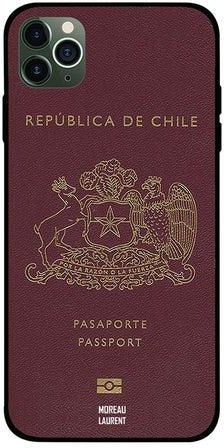 غطاء حماية واقٍ لهاتف أبل آيفون 11 برو ماكس جواز سفر تشيلي