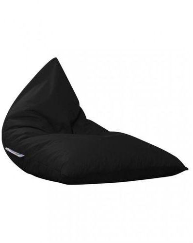 Magalis Twisted PVC Beanbag Chair - Black