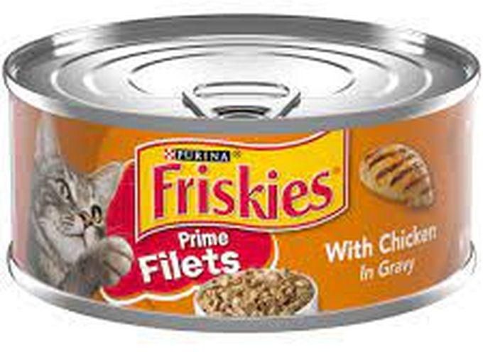 Friskies فريسكاس ويت فود للقطط البالغة بالدجاج 156 جرام